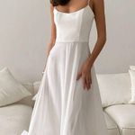 night novas Flounce Bustier Midi Dress Photo 0