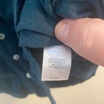 Womens J. Jill Green Teal Oversized Long Sleeve Button‎ Up Shirt XSP XS Petite Size undefined Photo 2