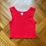 BDG Urban Outfitters Red Ribbed Women's Top Size Extra Large NWT Photo 0