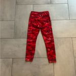 Athleta Elation Train Printed 7/8 Tight in Camo Lux Red Photo 3