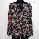 Eyelash Couture long sleeve sheer blouse Photo 1