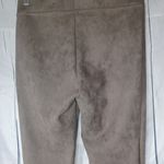 Andrew Marc  Brown Faux Suede Pull On Pants Photo 7