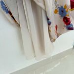 Lucky Brand  Floral Maxi Dress LARGE beige Sleeveless Viscose Photo 11