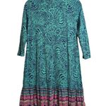 Lilly Pulitzer  Ophelia Swing Dress Bermuda Blue Ocean Motion Preppy Knit Size S Photo 4