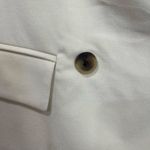 American Eagle  Cropped Blazer Size M Ivory Double Breasted Office Chic Photo 6