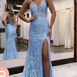 Hebeos Royal Blue Prom Dress Photo 0
