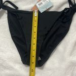 Shade & Shore New  Women’s Bikini Bottoms String Tie Black Size Medium NWT Photo 10