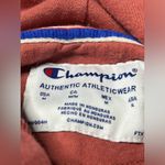 Champion Powerblend fleece classic script women’s pullover hoodie sweatshirt Photo 4