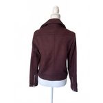 Loft  Women's Brown Faux Suede Moto Jacket *NWT Photo 2