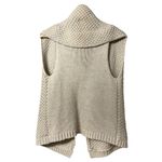 J Jill Womens Alpaca Blend Chunky Knit Sweater Vest Size S Minimalist Neutral Photo 2