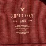 American Eagle ✨ AEO Mauve Soft Lace Up Tank Top✨ Photo 3