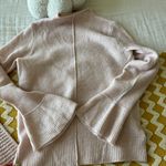 Gap Light Pink Flare Sleeve Mock Neck Sweater Photo 3