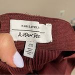 & Other Stories & other stories Ribbed Wide Leg Maroon Wine Pants- Size XS Photo 7
