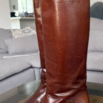 Vintage Gucci Tall Brown Leather Riding Boots 35.5 5.5 Photo 0