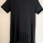 ZARA Short Sleeve Mesh Ruffle High Low Shirt Photo 0