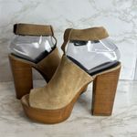 Rebecca Minkoff  Cece Platform Sandals heels in light taupe nude shoes size 8 M Photo 8