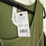 Ny Collection  Women’s 2X Olive Green Cold Shoulder Dress New Photo 2