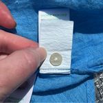 Lilly Pulitzer Sea View Button Down Linen Shirt in Beckon Blue x Sea Salt Sz XXL Photo 7