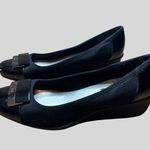 AK Anne Klein Sport Womens Black Slip On Wedge Shoe Size 6 Photo 2