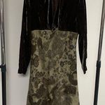Vintage Zelda Velvet and Tweed Dress Size 10 Photo 0