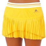 Adidas x Stella McCartney Barricade pleated tennis skort size 40L yellow Photo 0