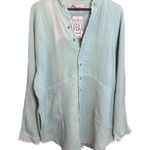 We The Free Free People Summer Daydream Buttondown Oversized Shirt Size Small NWT Photo 1
