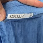 Stateside Women's Blue Wide-Leg Gauze Drawstring Pants Casual Coastal Size XL Photo 3