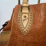 Fendi  Du Jour RARE Embossed Leather Satchel Designer Handbag F Logo Details Photo 1