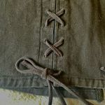 Honey Punch Mini Skirt Black w Tie Detail Sz S Photo 4