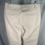 Banana Republic Slim-Fit Authentic Chino Pants Women's 4 Beige Stretch Cotton Photo 7