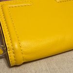 Coach  SoHo Campbell Small Buckle Yellow Leather Wallet Photo 4