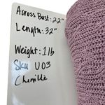 Margeaux & Ellie Chenille Open Front Cardigan Sweater Purple Size Large Photo 11