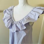 After Market  lavender stripe ruffle dress Photo 1