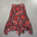 Coldwater Creek Maxi Skirt Chiffon Paisley Boho Festival Layered Women's Medium Photo 2