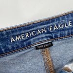 American Eagle High Rise Mini Denim Jean Skirt Distressed 2 Photo 3