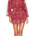 MISA Los Angeles  Pink V-Neck Teya Mini Dress NWT Photo 1