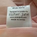 Sister Jane UO Women’s Theatre Bow Balloon Sleeve Jumpsuit Pink Rose Quartz Sz M Size M Photo 11