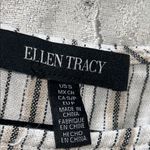 Ellen Tracy  Women's Beige Striped Blouse Photo 7