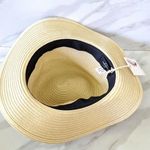 Jessica Simpson Animal Print Ribbon Straw Hat Photo 2