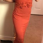 Francesca's Maxi Rust Dress Photo 0
