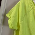 Aeropostale NWT  Lime Green Lace Back Short Sleeve Top Large Photo 2