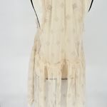 Free People Intimately Crochet Lace Detail Flowy Tunic Tank Top Ivory Size Small Photo 5