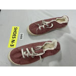 Time & Tru Womans Lace Up Casual Fashion Sneakers Pink Size 8 Lined Photo 2