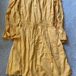 Tularosa Luna off shoulder mini dress ginger gold Photo 5