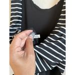 Aerie Women's Super Scoop One-Piece Swimsuit Black White Stripes Cheeky Size M Photo 10