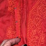 Elie Tahari Elite Tahari size XS island hibiscus tank top v-neck 100% linen embroidered new Photo 12