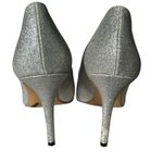 Vince Camuto  Pointed Toe Silver‎ Glitter High Heel Shoes Ankia Women's Size 8.5 Photo 5