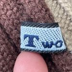 Blue 2 Vintage Dragon Brown Ribbed Zip Up Sweater Photo 8