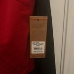 True Religion Women's Bold Red and Black Varsity Jacket Photo 4