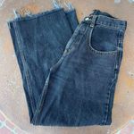 Urban Outfitters BDG distressed High-waisted wide-leg black denim jeans sz 27 Photo 3